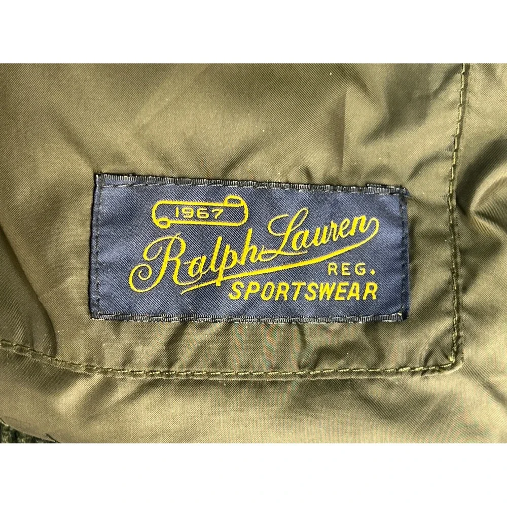 Polo Ralph Lauren Corduroy Blazer Mens 40R Green Good Wide Wale Sport Coat